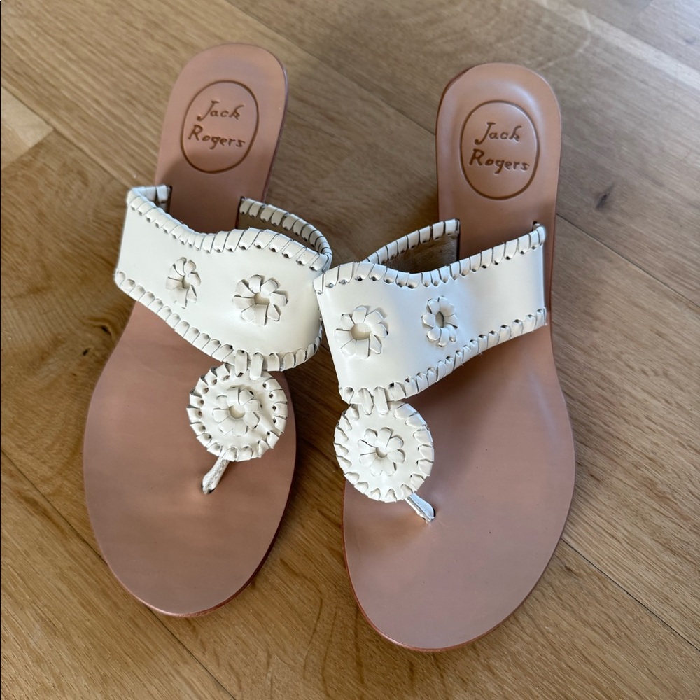 Jack Rogers Wedge Sandals - Excellent Condition - Size 8